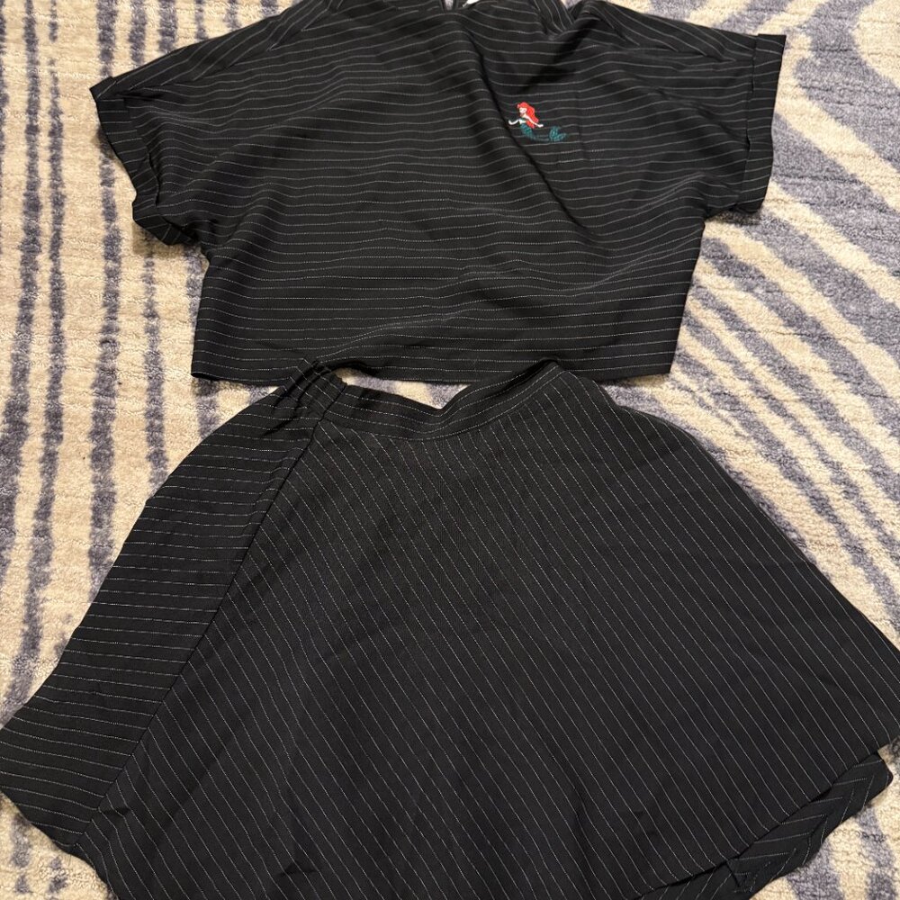 cute mermaid two piece skirt sets